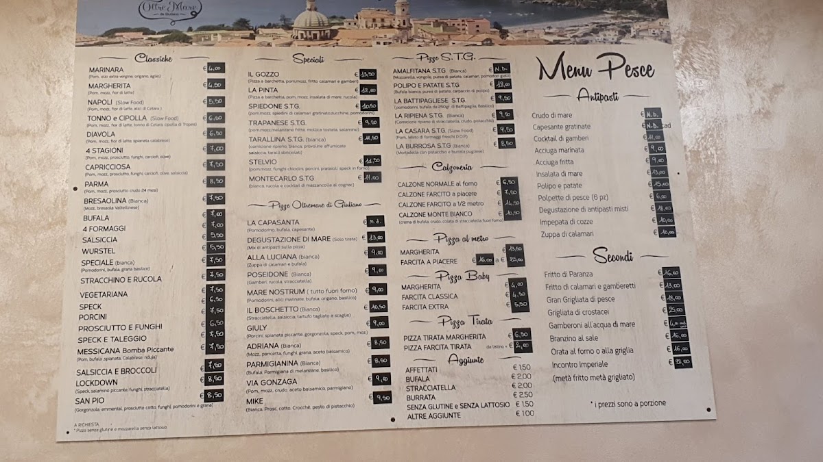 Menu Pizzeria Oltremare Specialita Di Pesce E Pizza-1